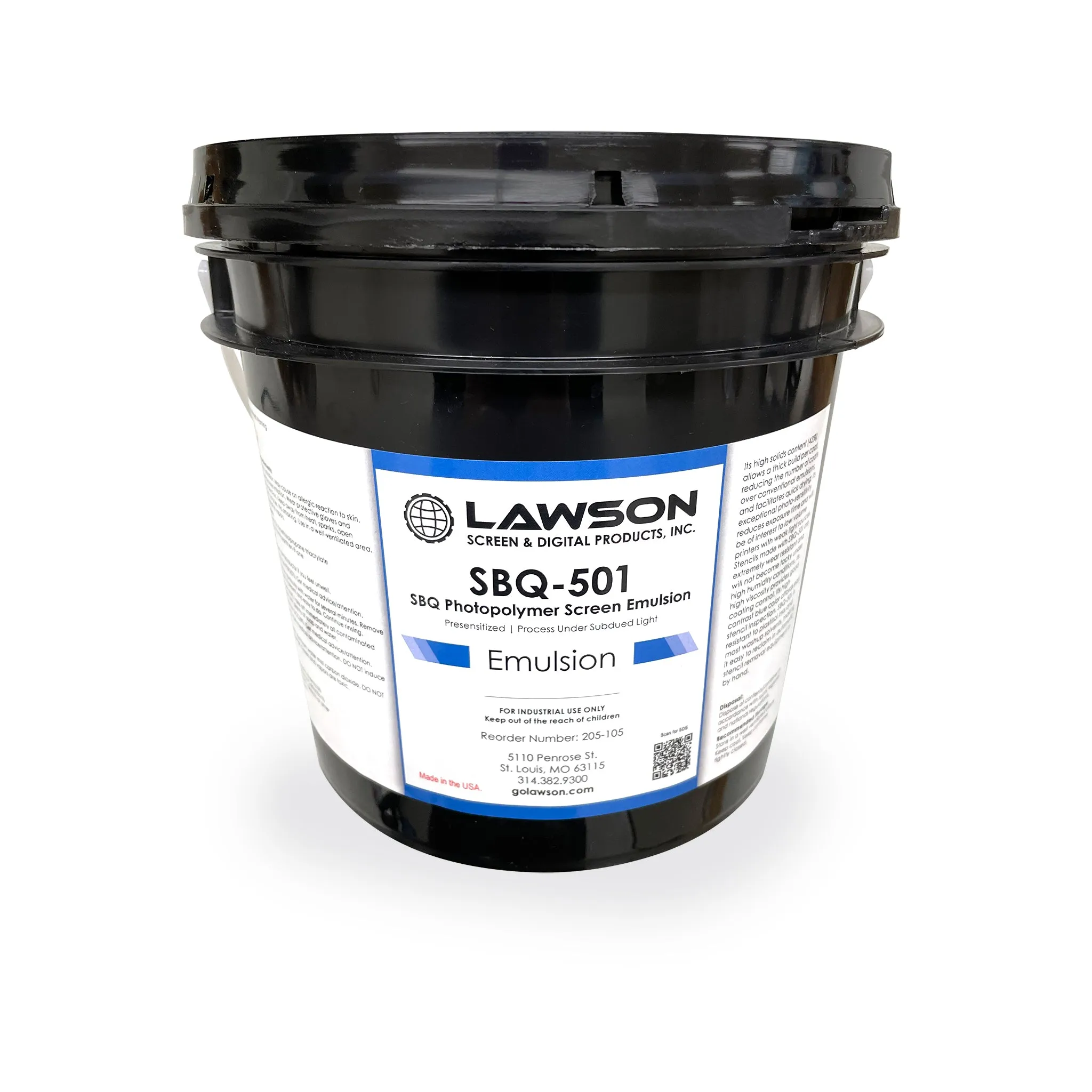 Lawson SBQ-501 Ultra-Fast Blue Textile Emulsion