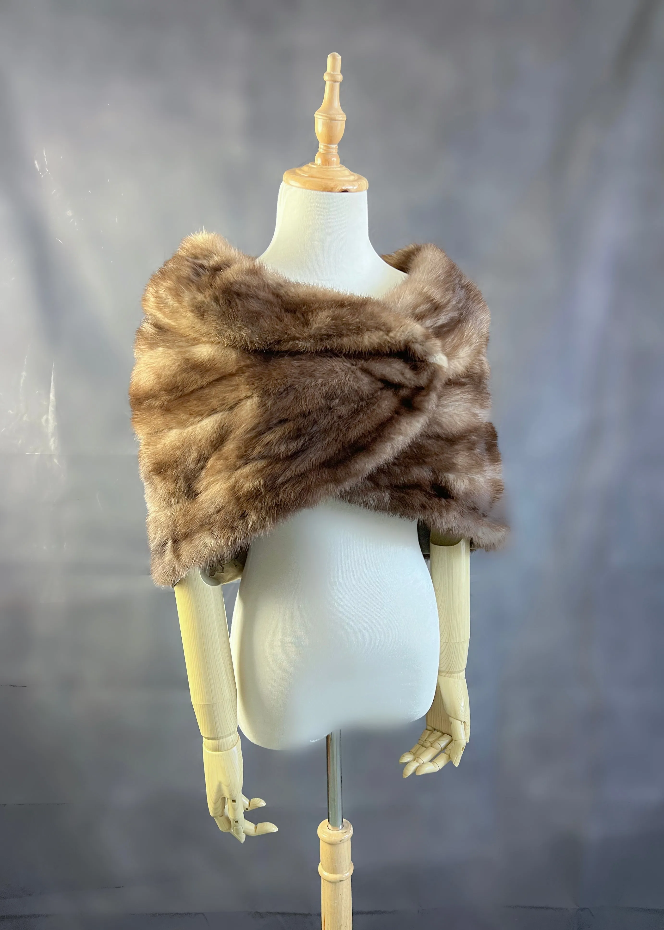 Luxury Real Mink Fur Wrap (Mink08)