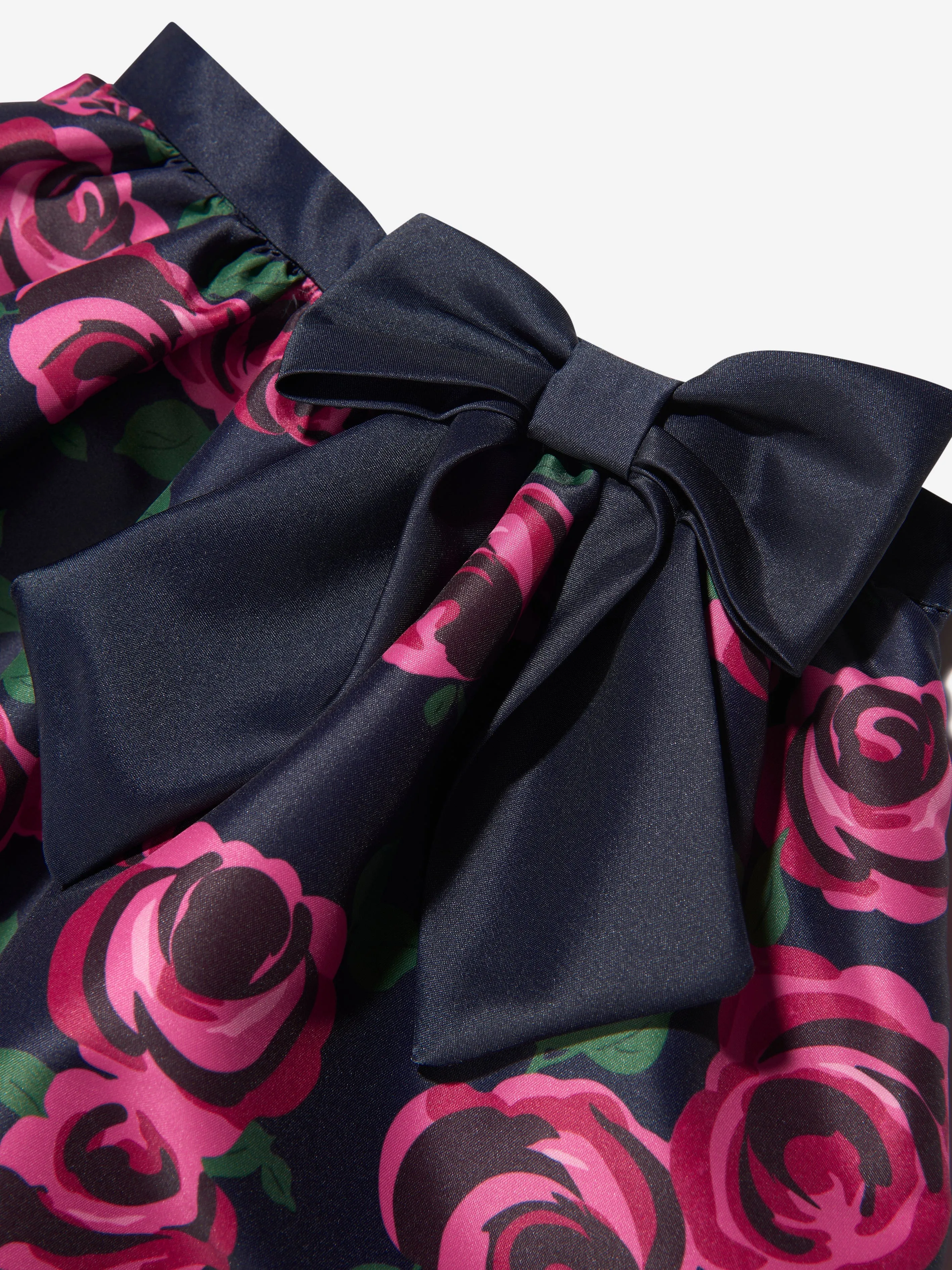 Mama Luma Girls Rose Print Skirt