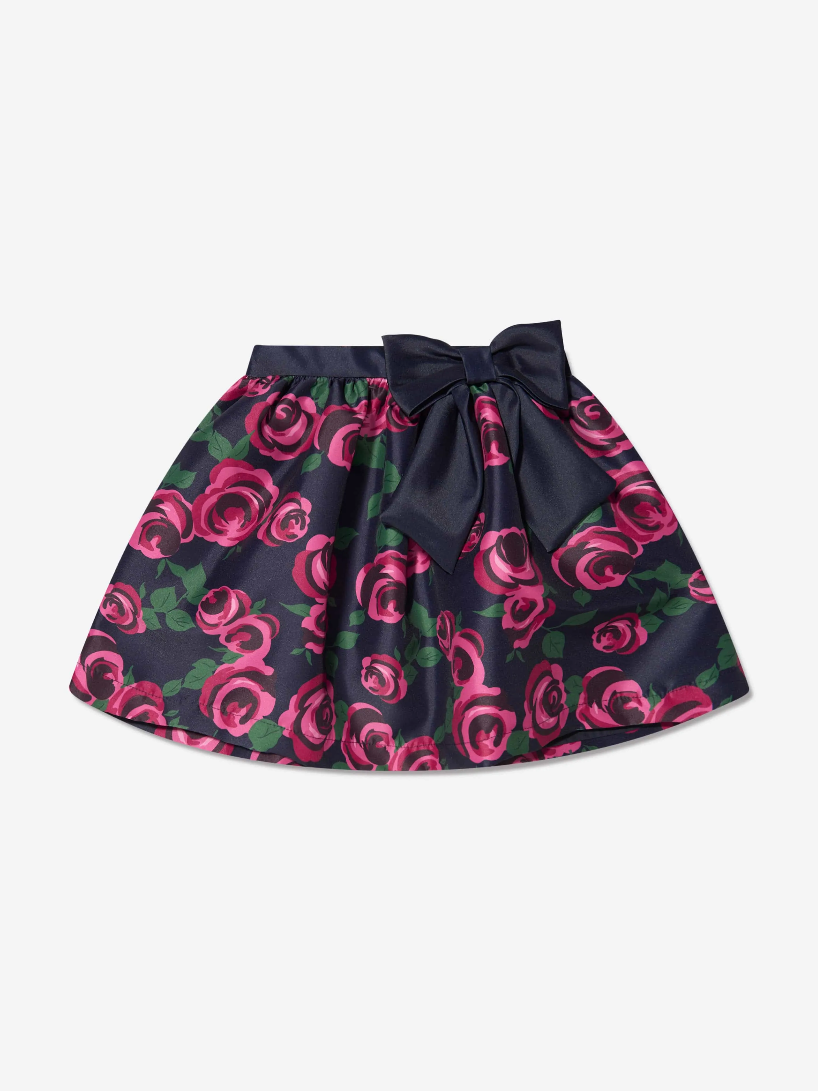 Mama Luma Girls Rose Print Skirt