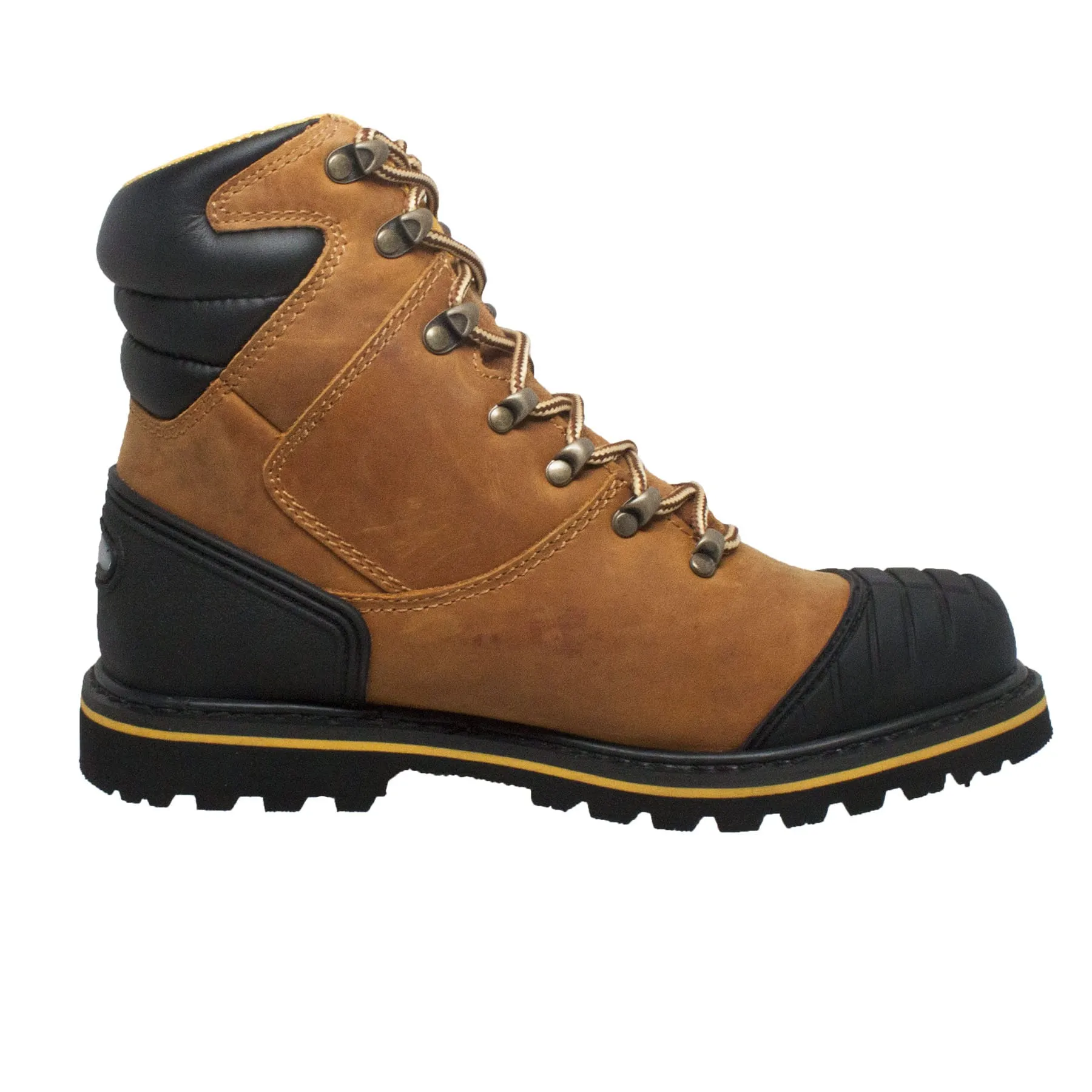 Men's 7" Steel Toe Work Boot Light Brown - 9804