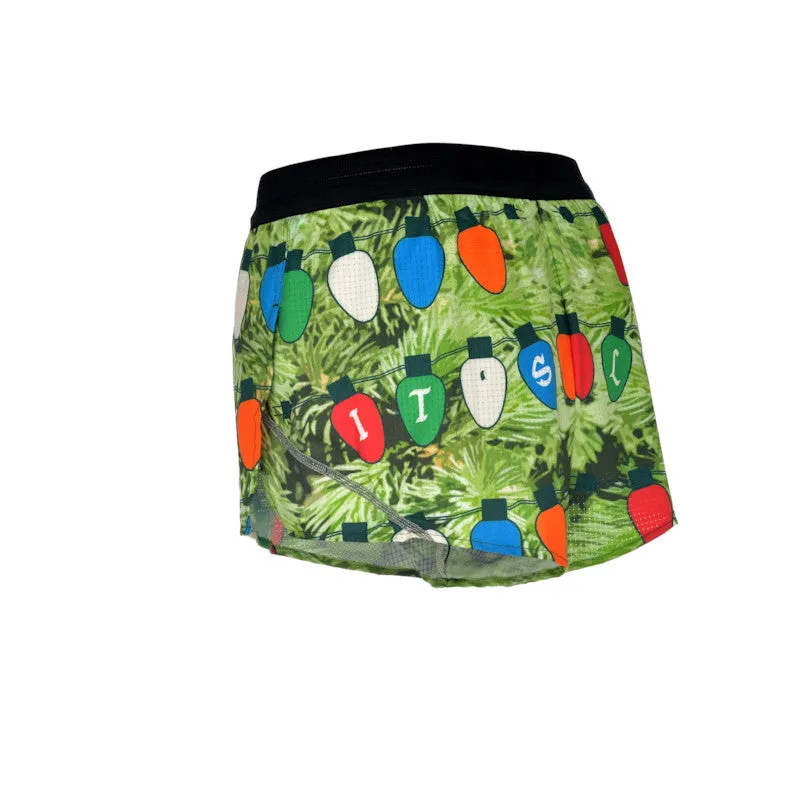 Men's Aeroelite 2" Split Shorts - It's Lit