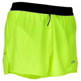 Men's AeroPro 3" Half Split Shorts - Neon Yellow