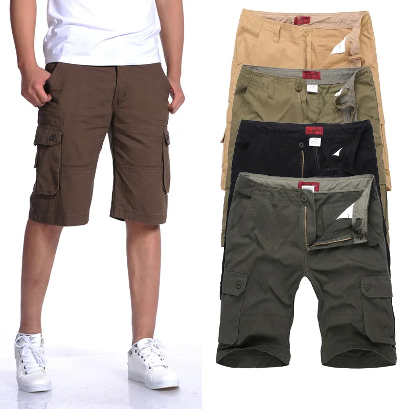 Mens Casual Cargo Shorts