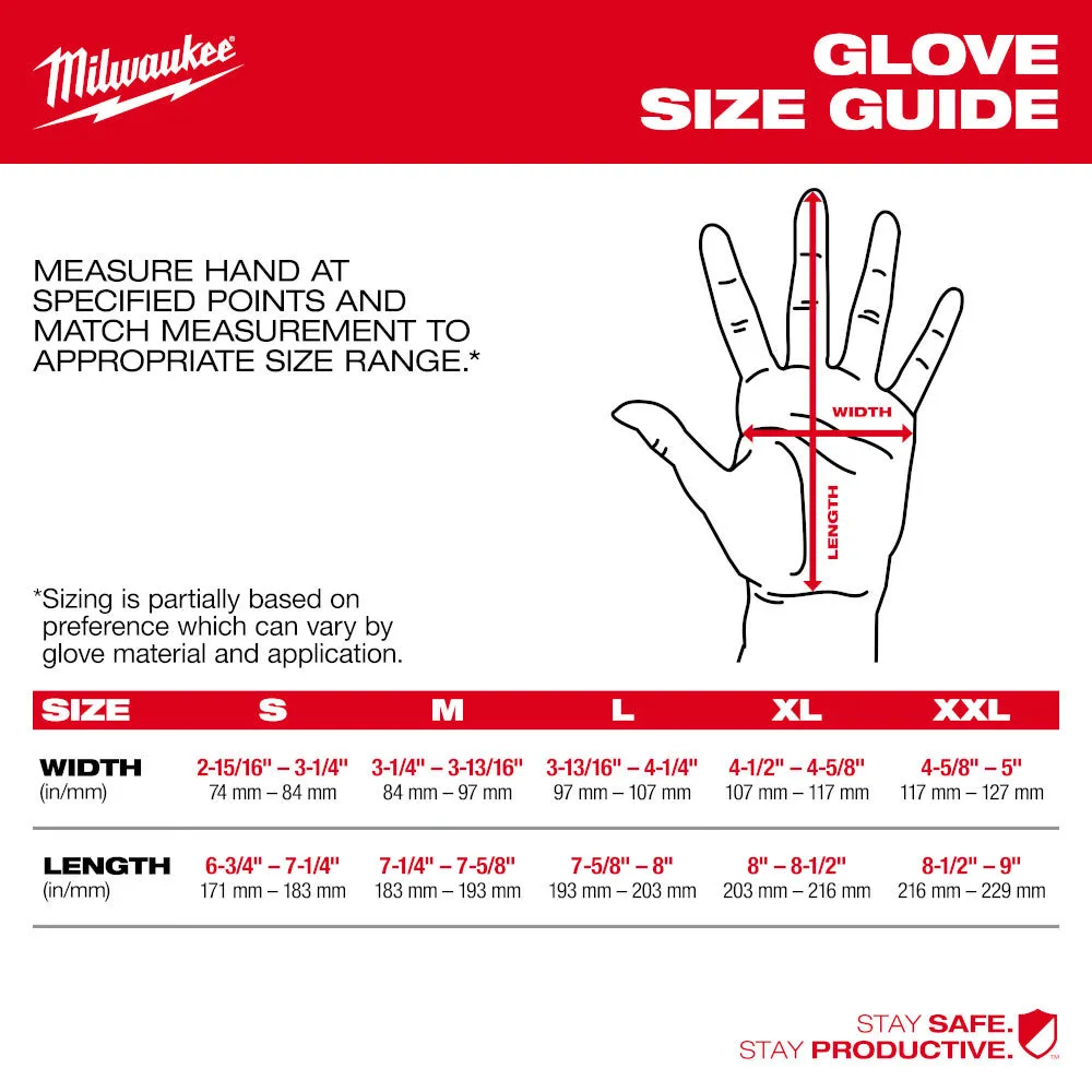 Milwaukee 48-73-8652 Cut Level 5 Nitrile Dipped Gloves - L