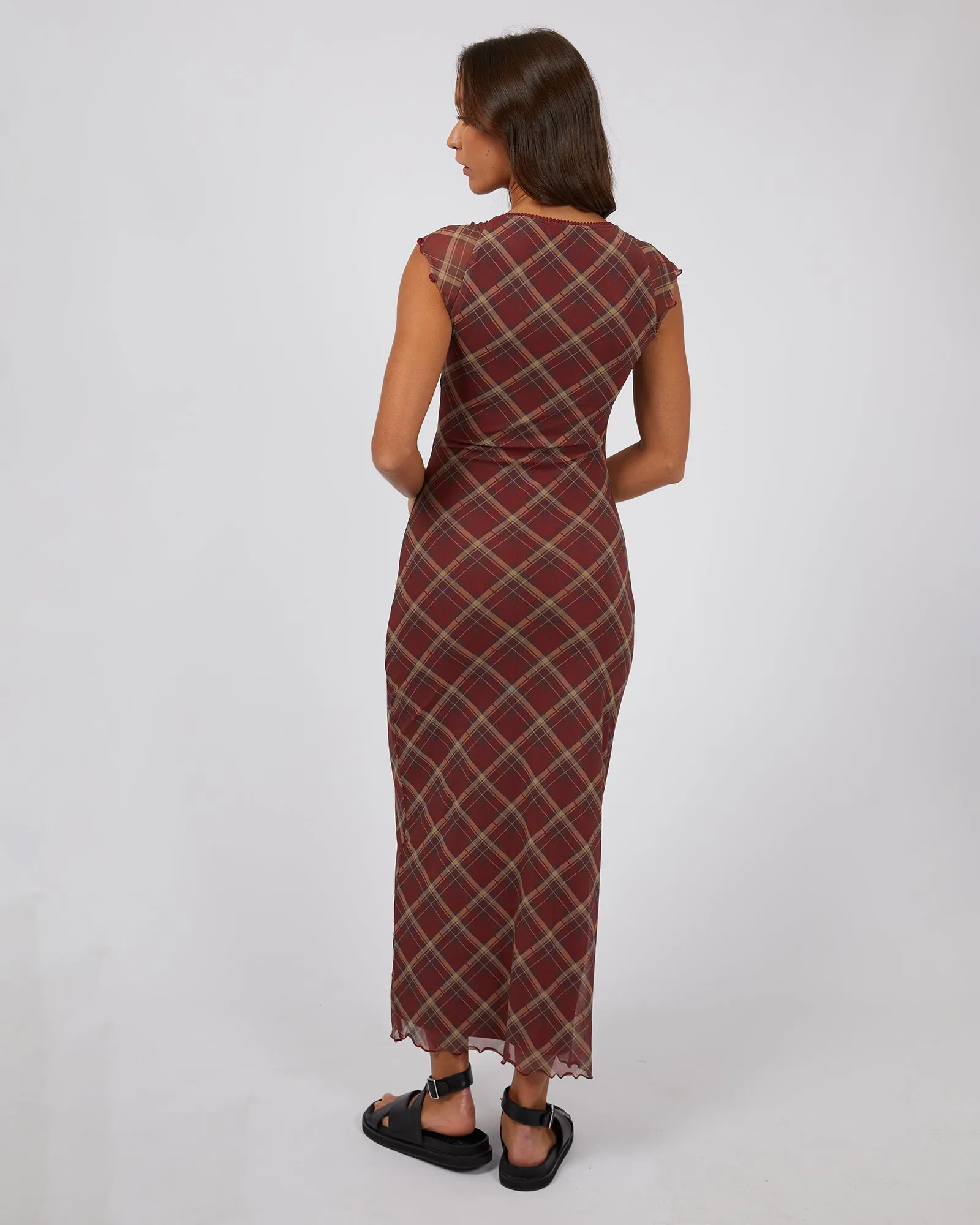 Monroe Maxi Dress Rust