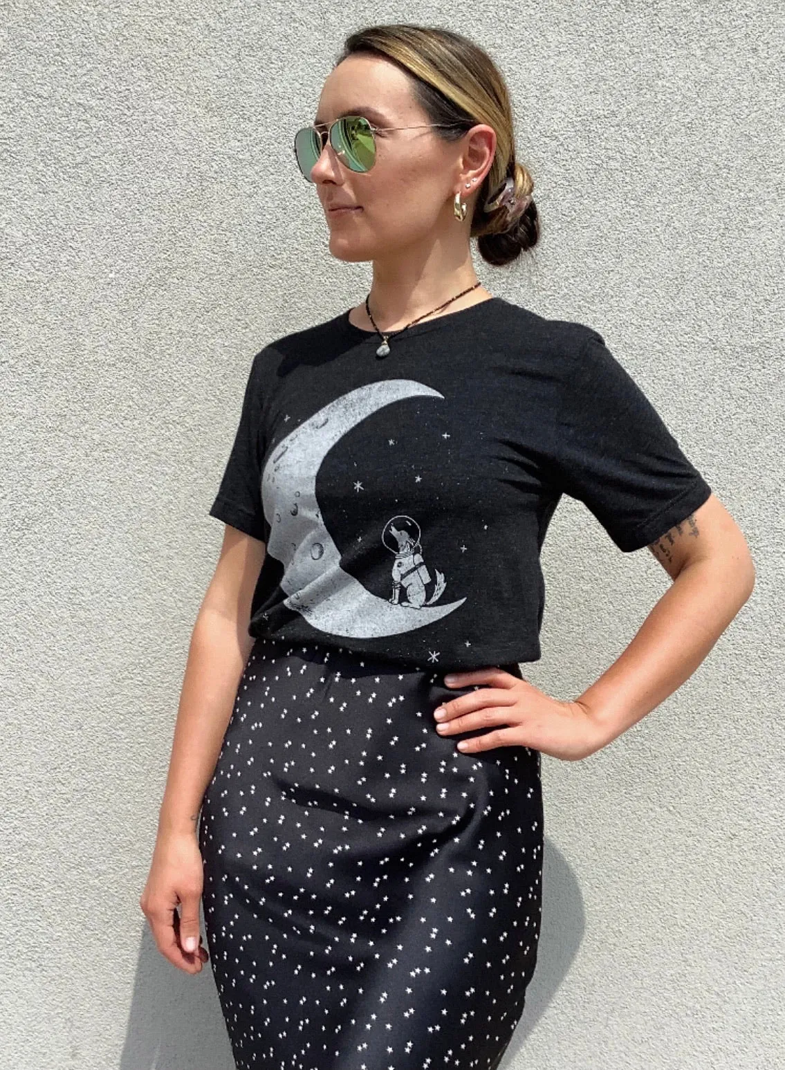 Moon Dog T Shirt