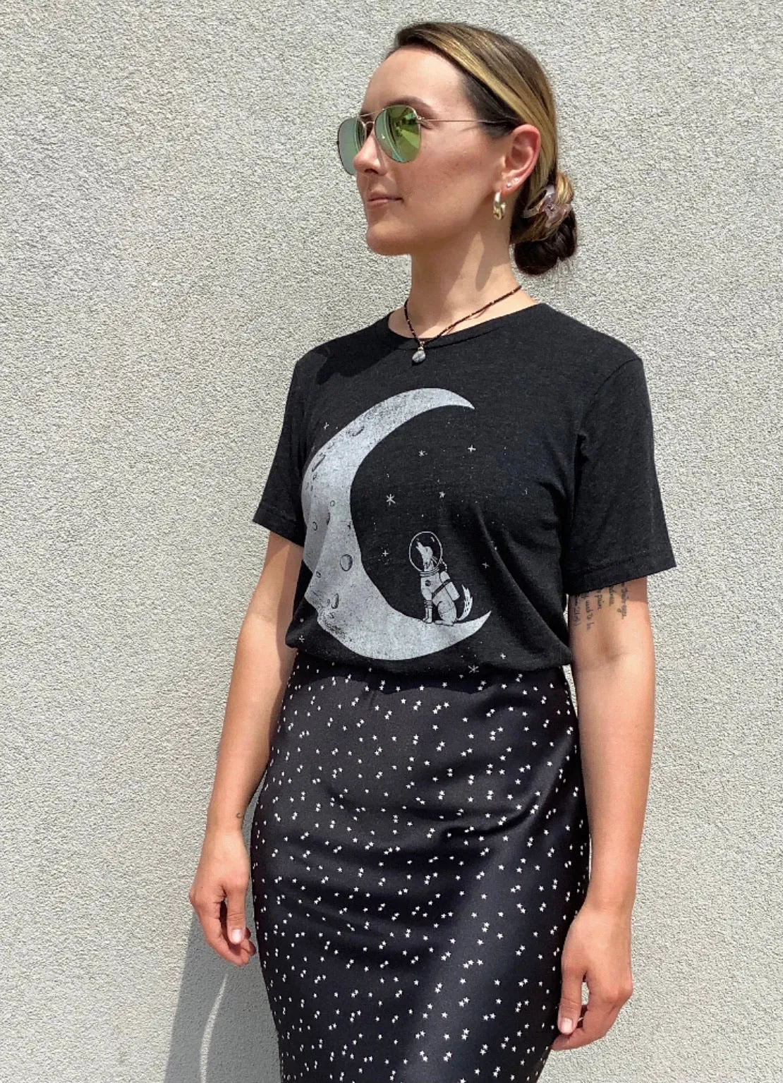 Moon Dog T Shirt