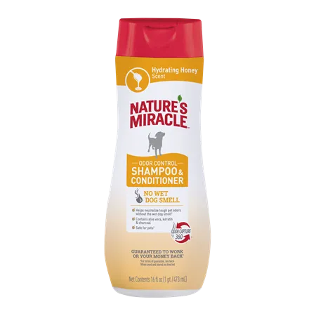 Nature's Miracle Odor Control Shampoo & Conditioner Hydrating Honey Scent