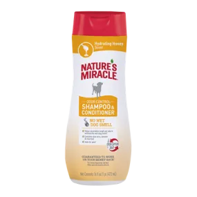 Nature's Miracle Odor Control Shampoo & Conditioner Hydrating Honey Scent