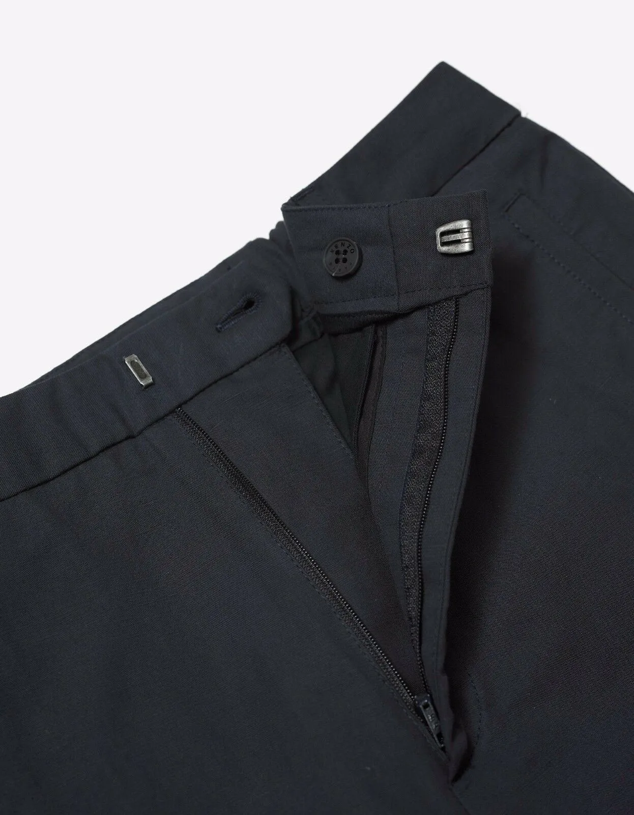 Navy Blue Cargo Trousers