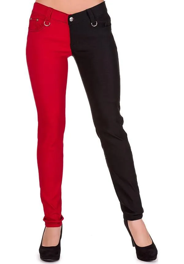 Night After Night [Black/Red] | JEANS*