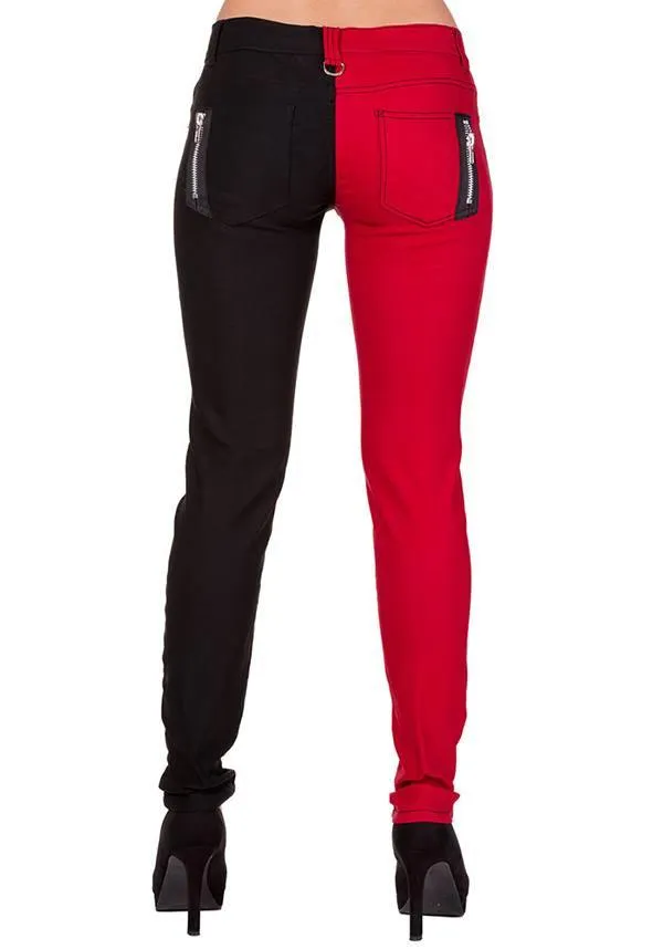 Night After Night [Black/Red] | JEANS*