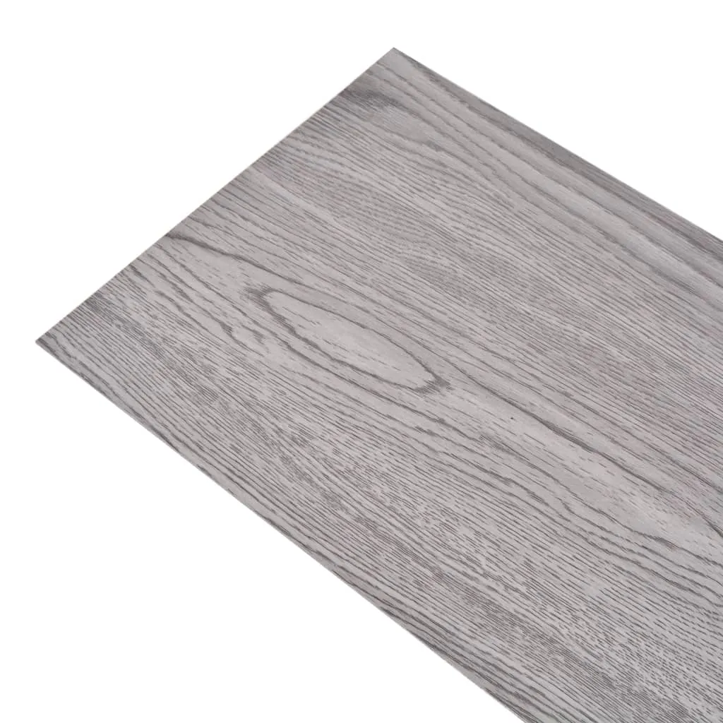 Non Self-adhesive PVC Flooring Planks 4.46 m² 3 mm Dark Grey