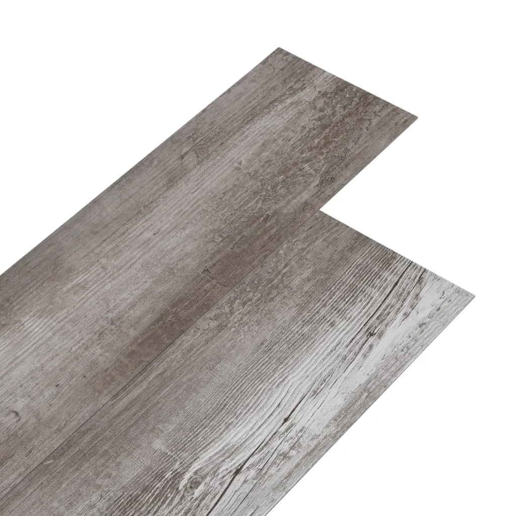 Non Self-adhesive PVC Flooring Planks 5.26 m² 2 mm Matt Wood Brown