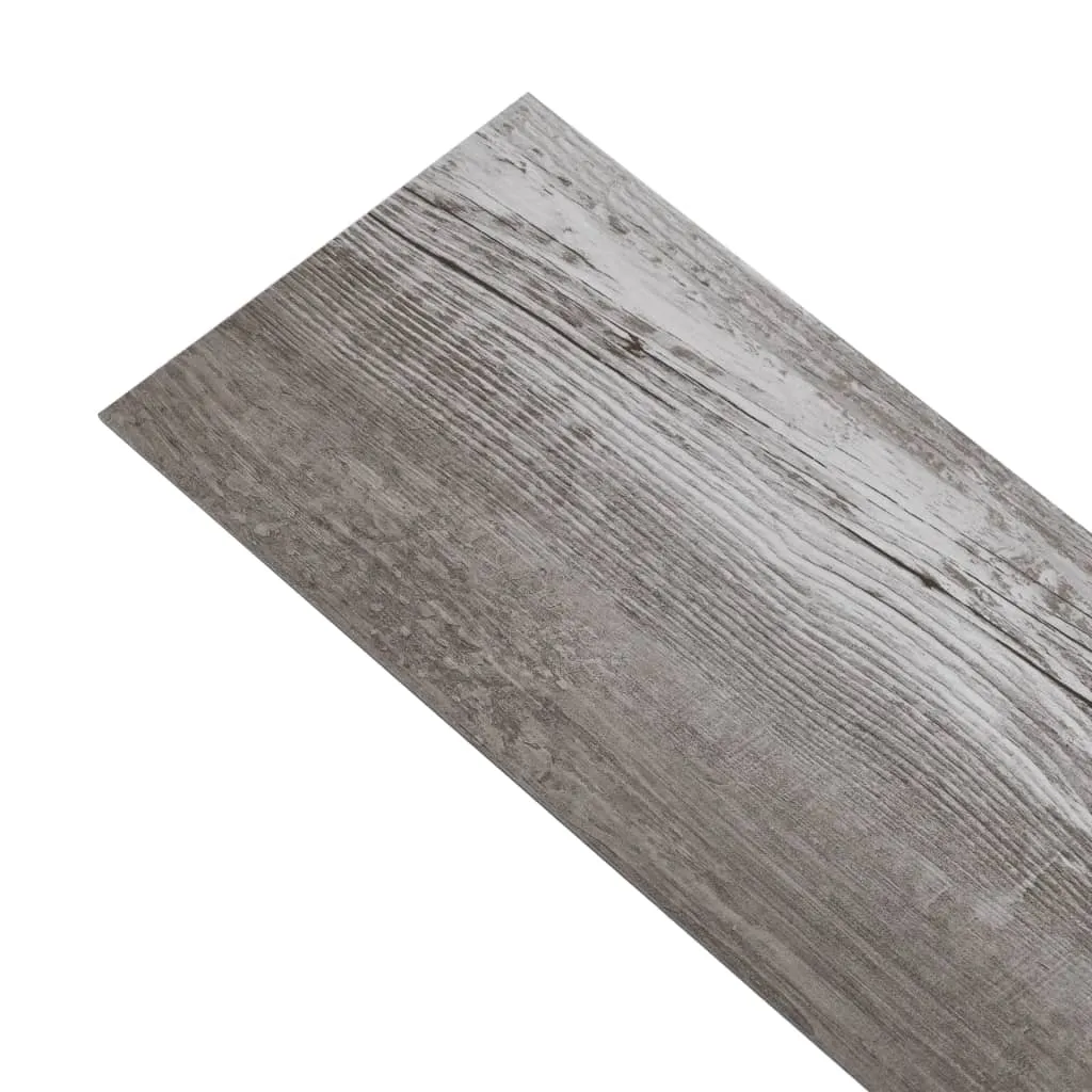 Non Self-adhesive PVC Flooring Planks 5.26 m² 2 mm Matt Wood Brown