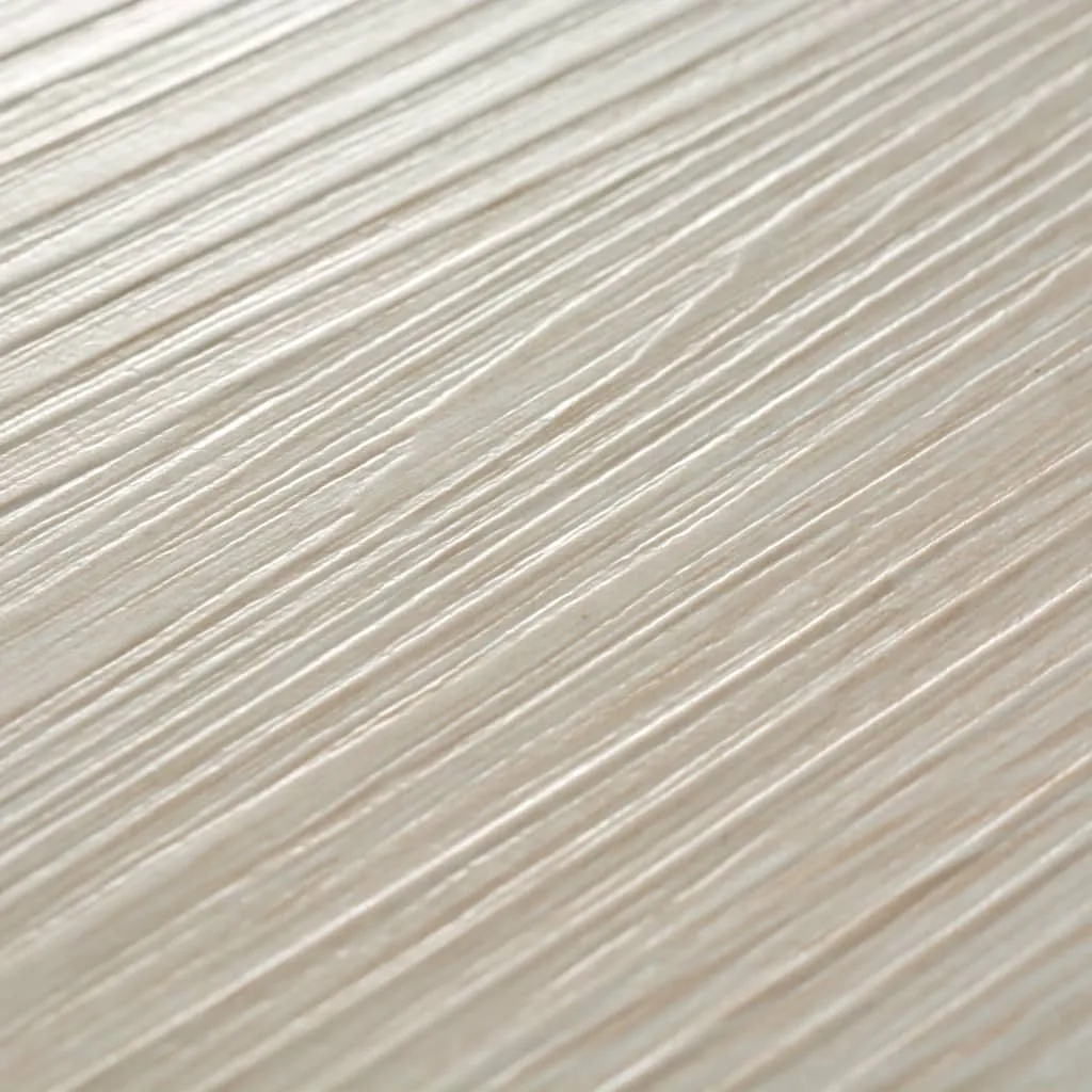 Non Self-adhesive PVC Flooring Planks 5.26 m² 2 mm Oak Classic White