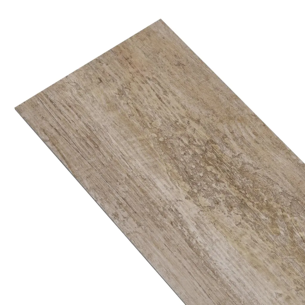 Non Self-adhesive PVC Flooring Planks 5.26 m² 2 mm Wood Wash