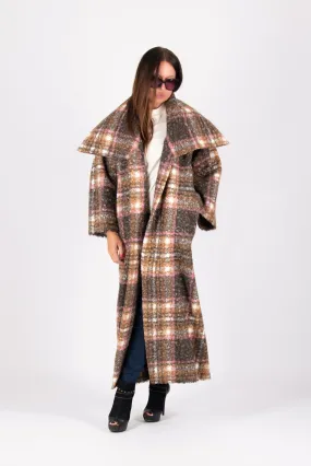 OFELIA Winter Plaid Coat ON SALE