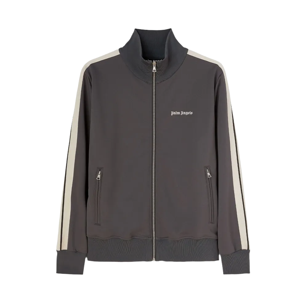 Palm Angels Logo Track Jacket Grigio