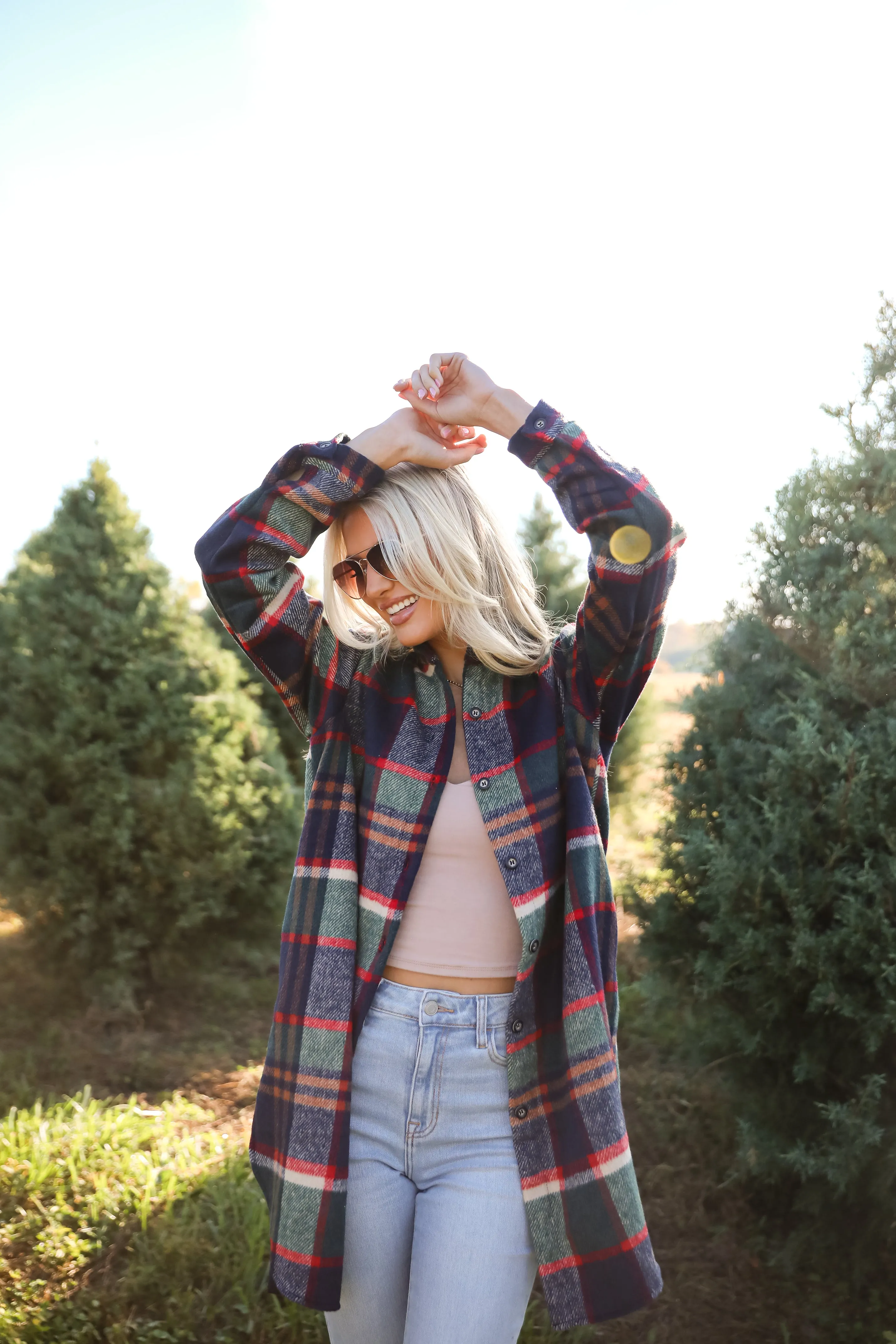 Poised Passion Plaid Shacket