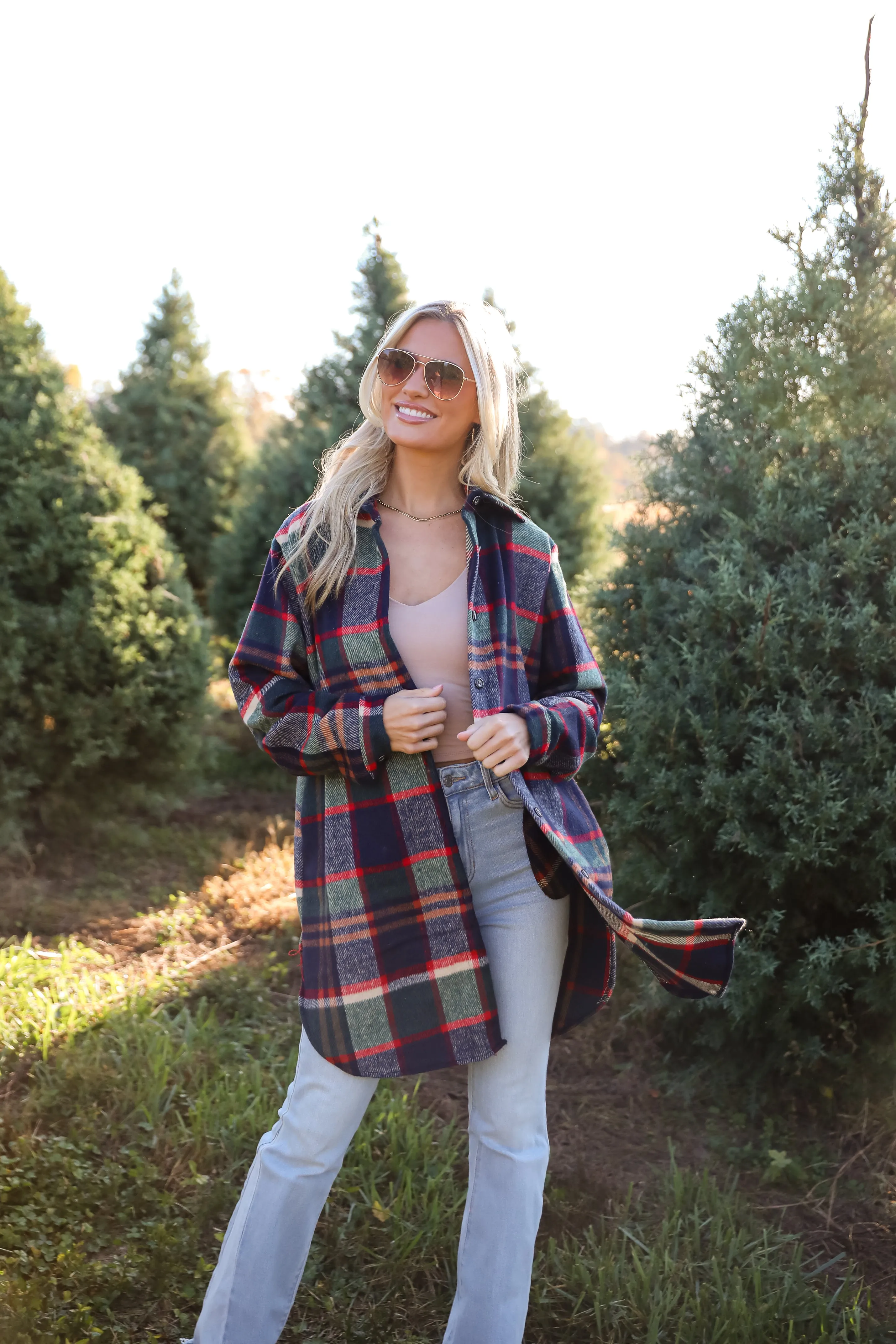 Poised Passion Plaid Shacket