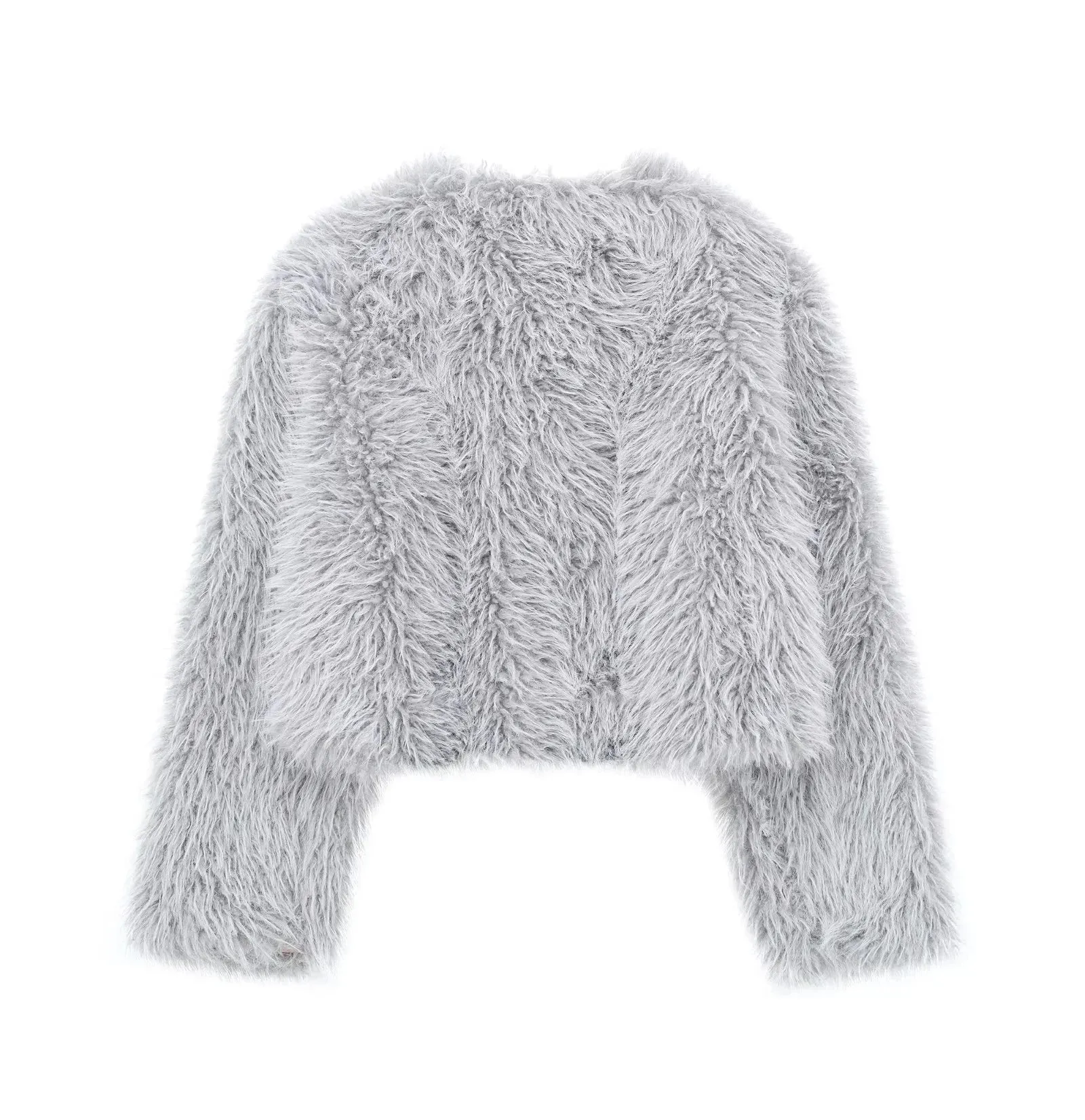 Pre Order:  Plush Faux Fur Short Coat