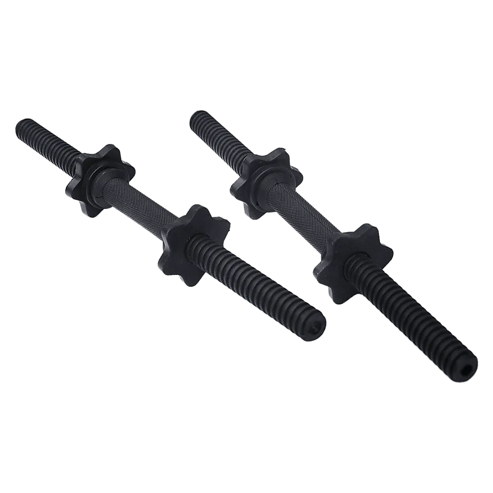 PVC-Coated Steel Dumbbell Bars, Slip-Resistant, Pair