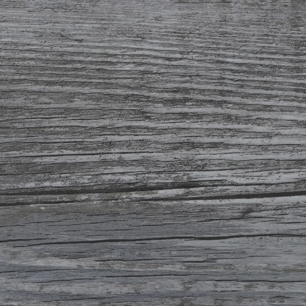 PVC Flooring Planks 4.46 m² 3 mm Self-adhesive Shiny Grey