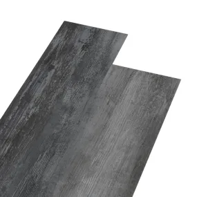 PVC Flooring Planks 4.46 m² 3 mm Self-adhesive Shiny Grey