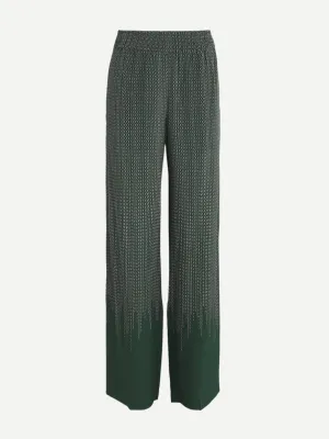 Pyjama Trouser in Green Chain