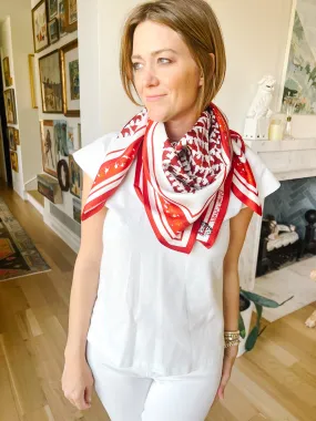 Red Pigs Scarf