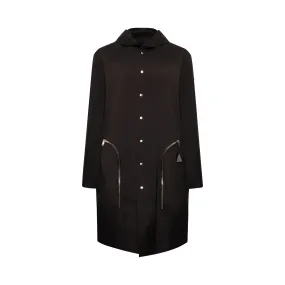 Rick Owens x Moncler Long Coat in Black