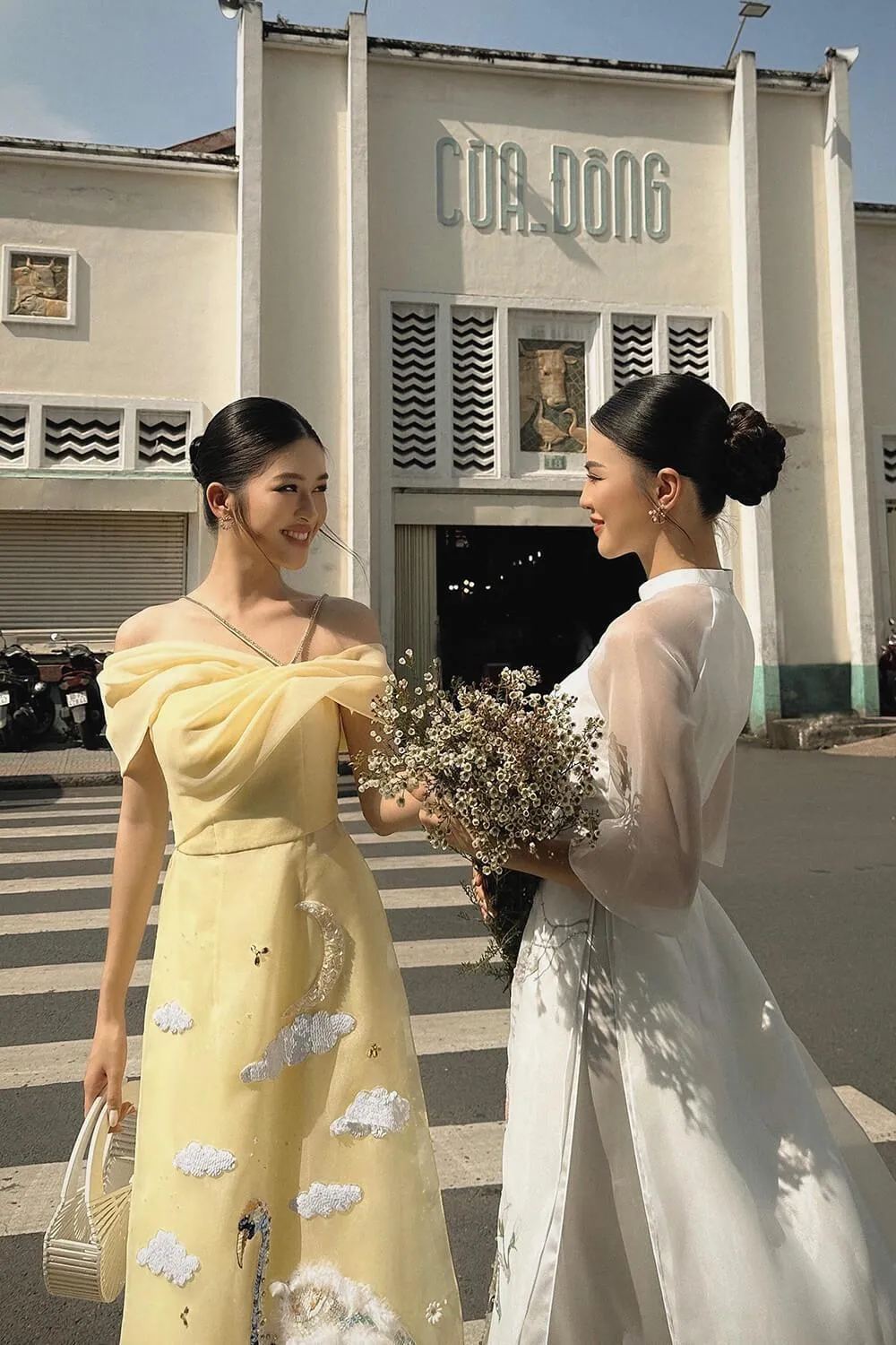 Rita Off-Shoulder Ao Dai