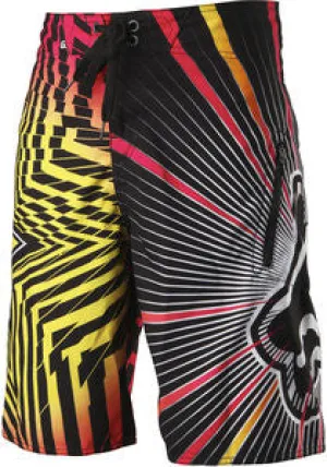 Rockstar Boardshort Spike Vortex - Flame Red