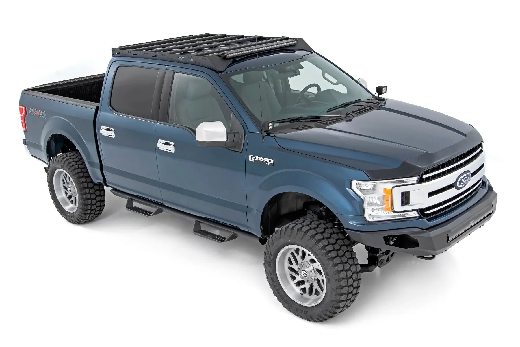 Roof Rack | FR 40 Inch Single Row BLK LED | Ford F-150 | 2015-2018