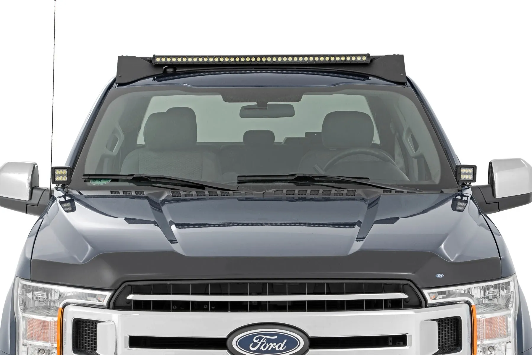 Roof Rack | FR 40 Inch Single Row BLK LED | Ford F-150 | 2019-2020