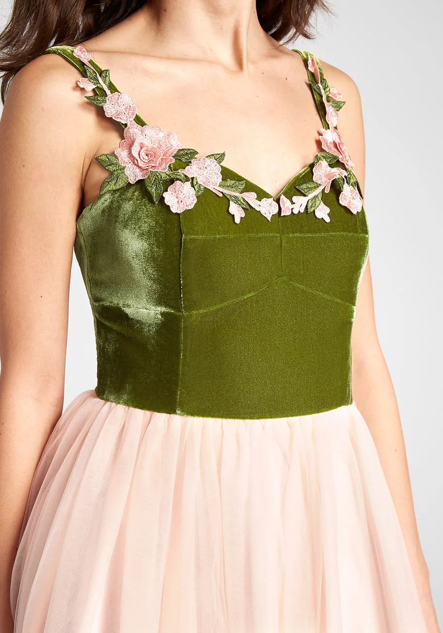 Rose Garden Party Twofer Dress