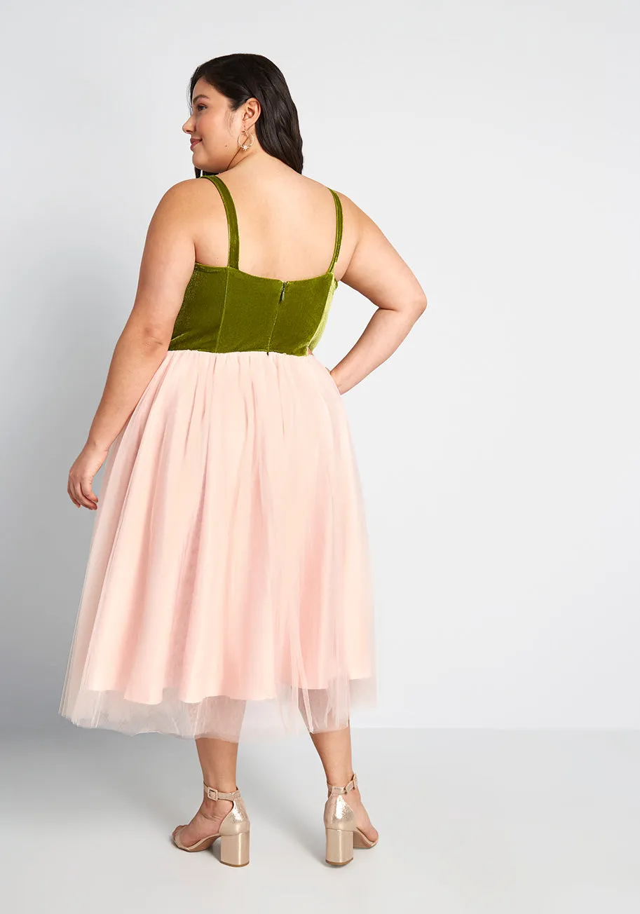 Rose Garden Party Twofer Dress