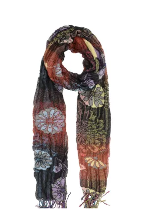 Ruby Scattered Daisy Scarf