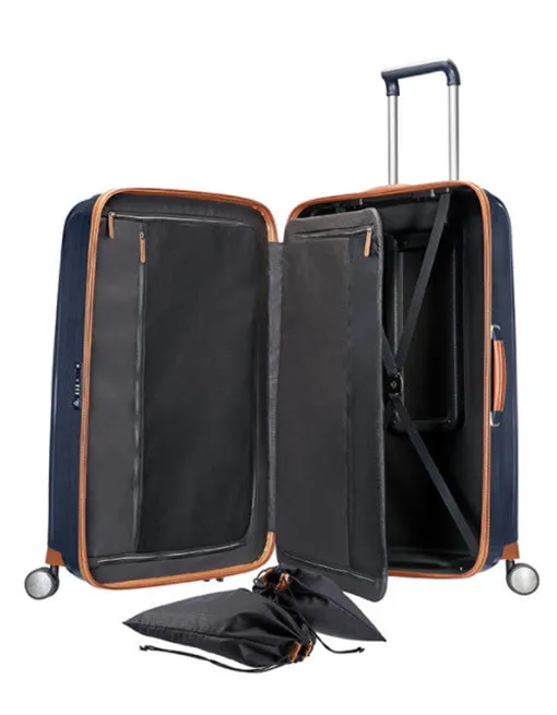 Samsonite - Lite Cube Deluxe 76cm Large 4 Wheel Hard Suitcase - Midnight Blue