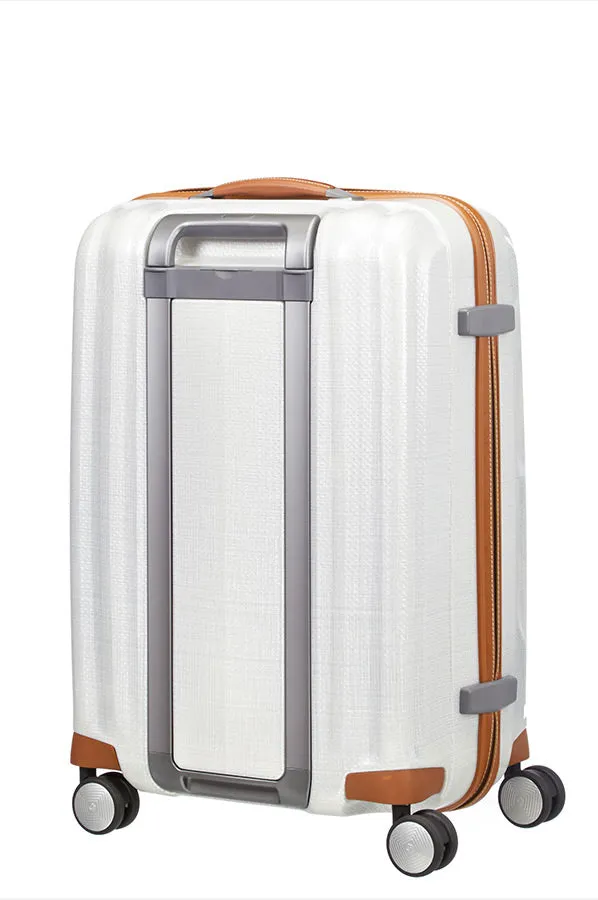 Samsonite - Lite Cube Deluxe 82cm Large 4 Wheel Hard Suitcase - Aluminium