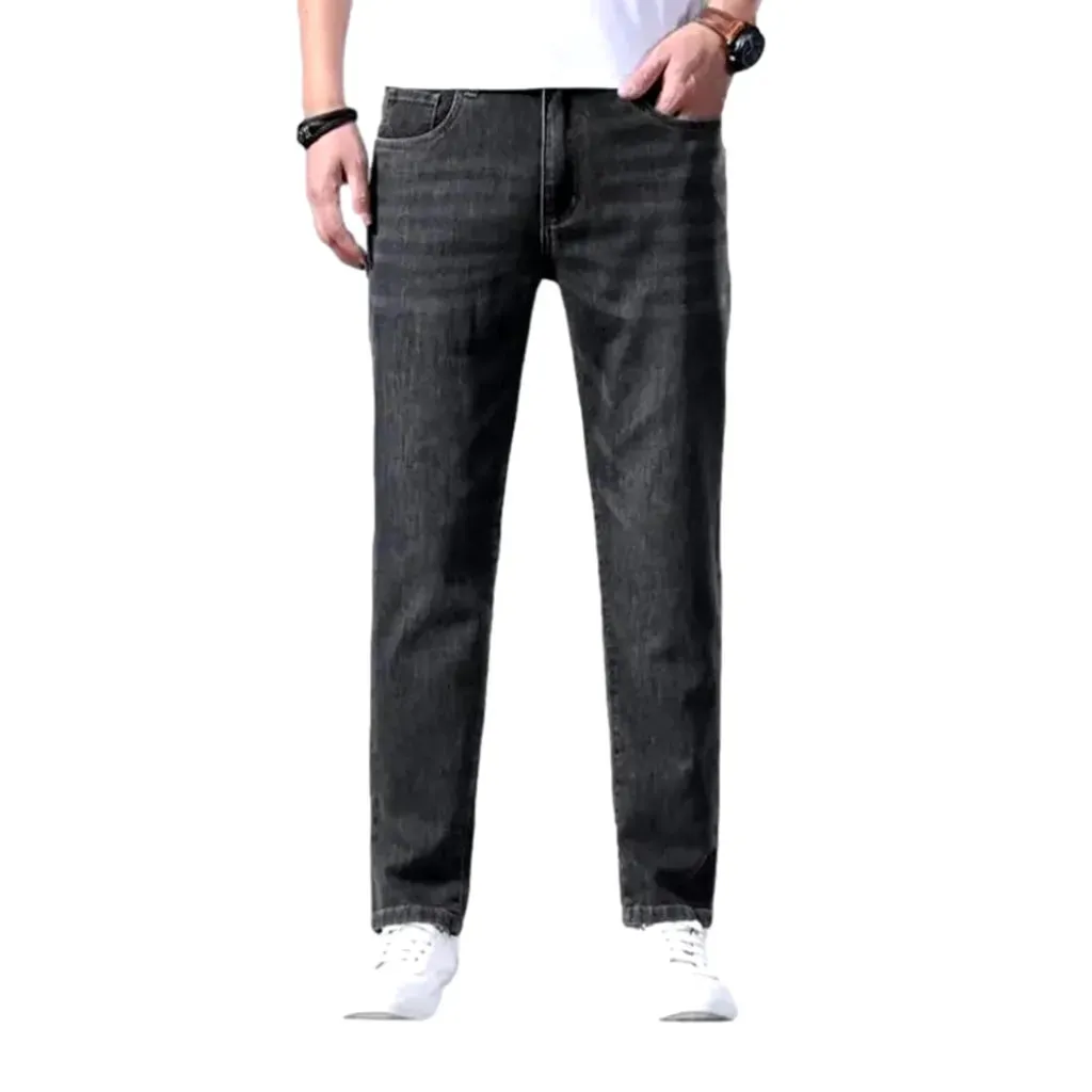 Sanded men's stretch jeans