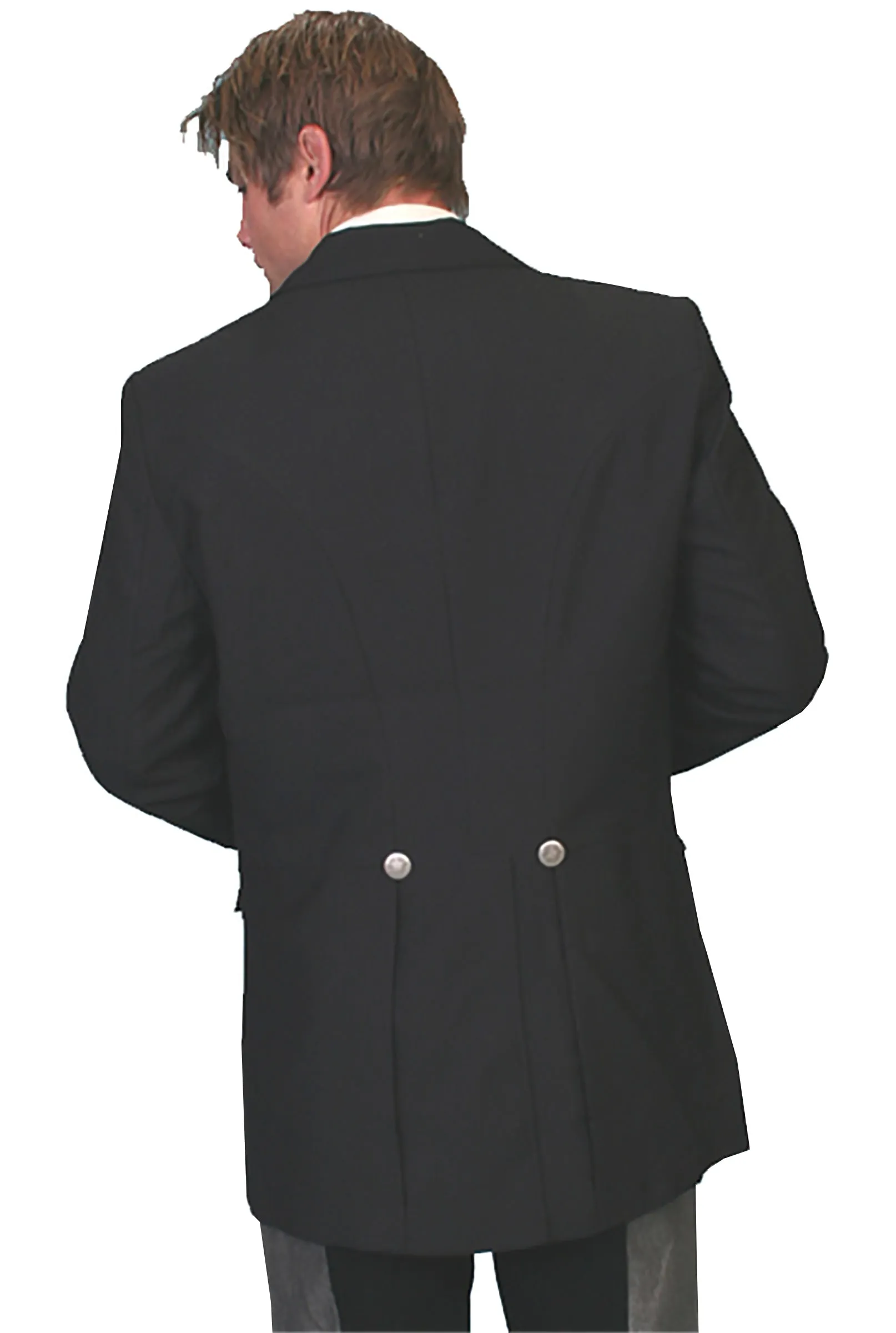 Scully® Men's Black Old West Town Frock Coat