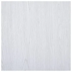 Self-adhesive Flooring Planks 5.11 m² PVC White