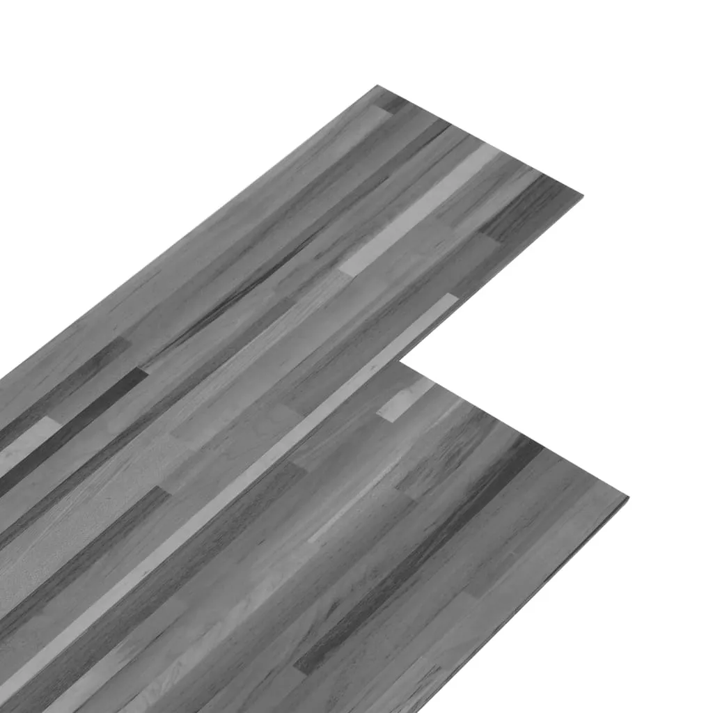 Self-adhesive PVC Flooring Planks 2.51 m² 2 mm Striped Grey