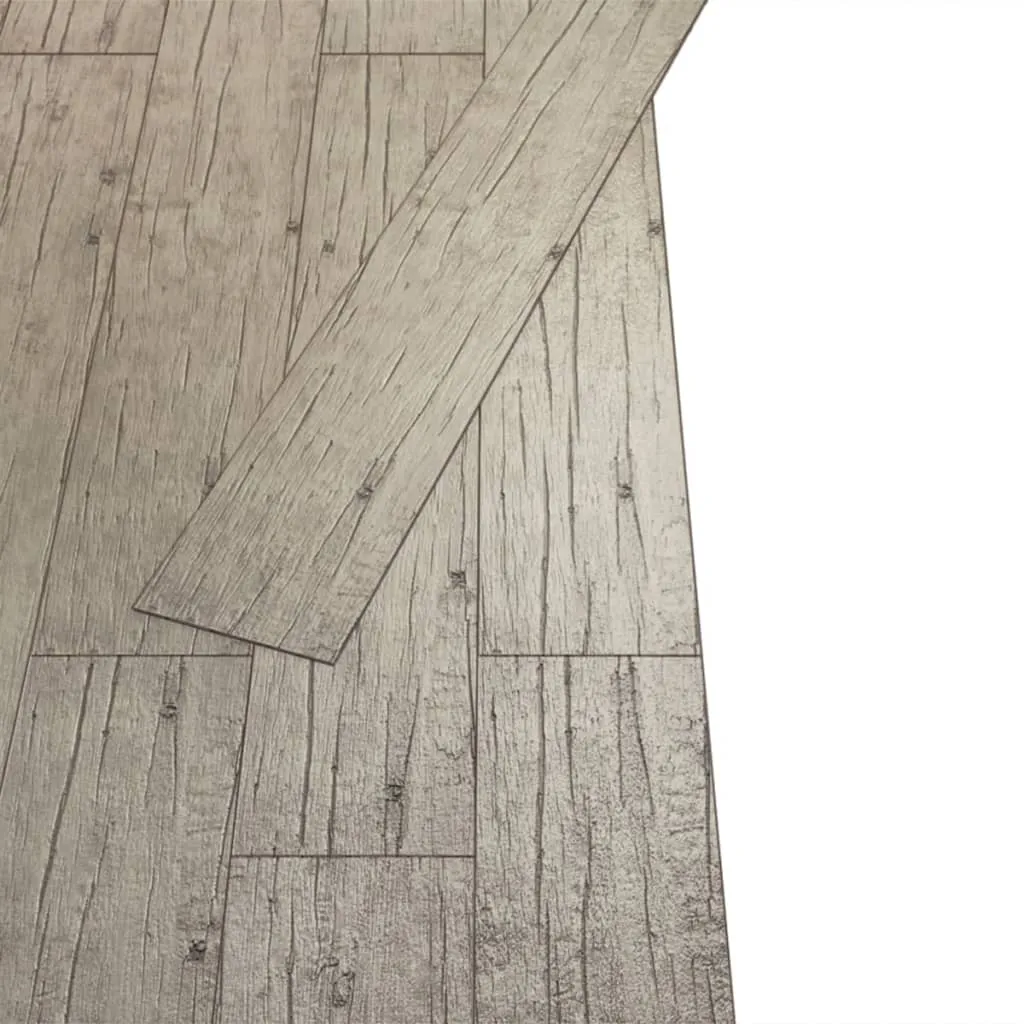 Self-adhesive PVC Flooring Planks 5.21 m? 2 mm Oak Washed