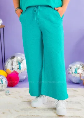 Serendipity Pants - Turquoise - FINAL SALE