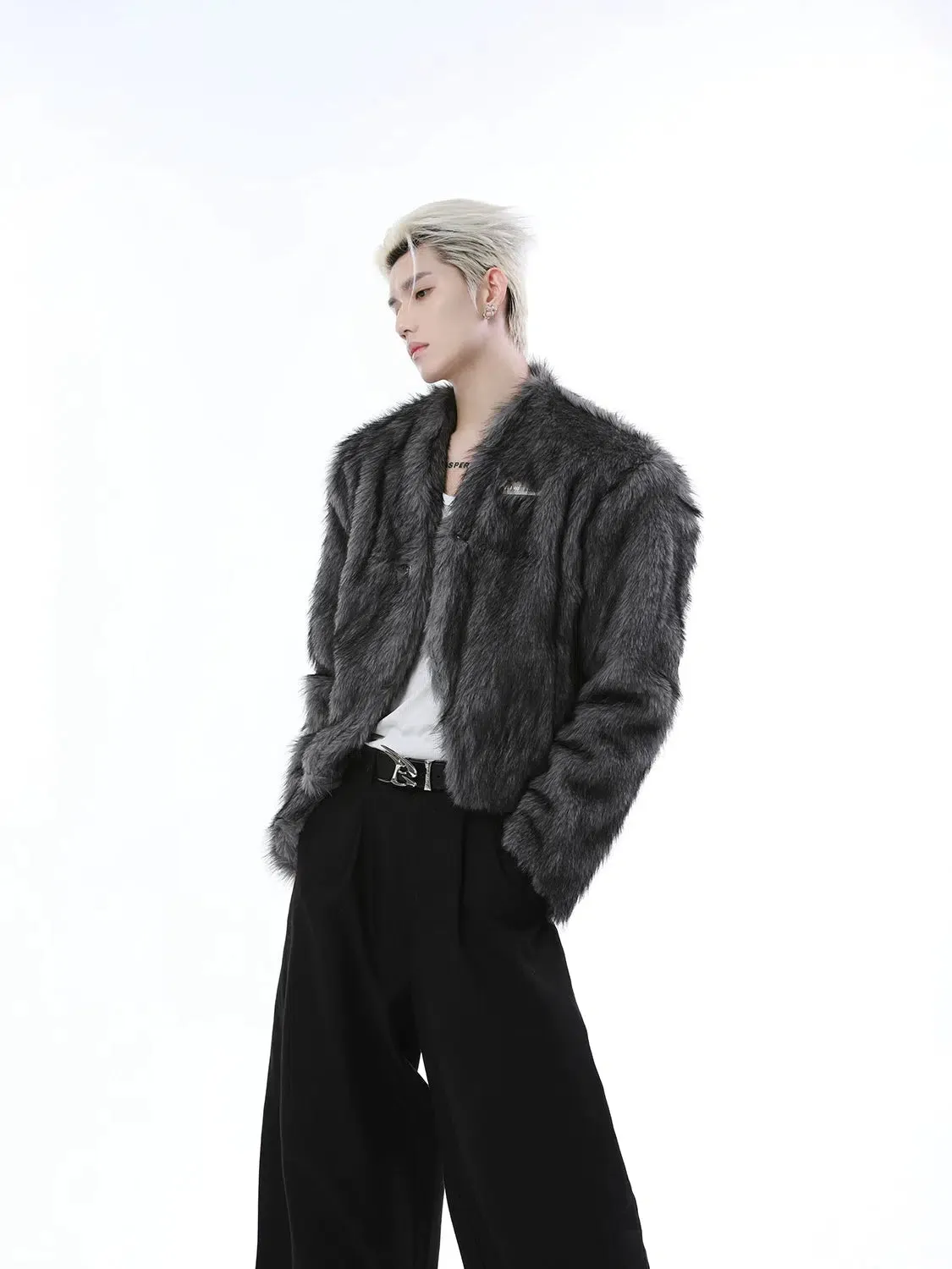 Short Faux Fur Coat