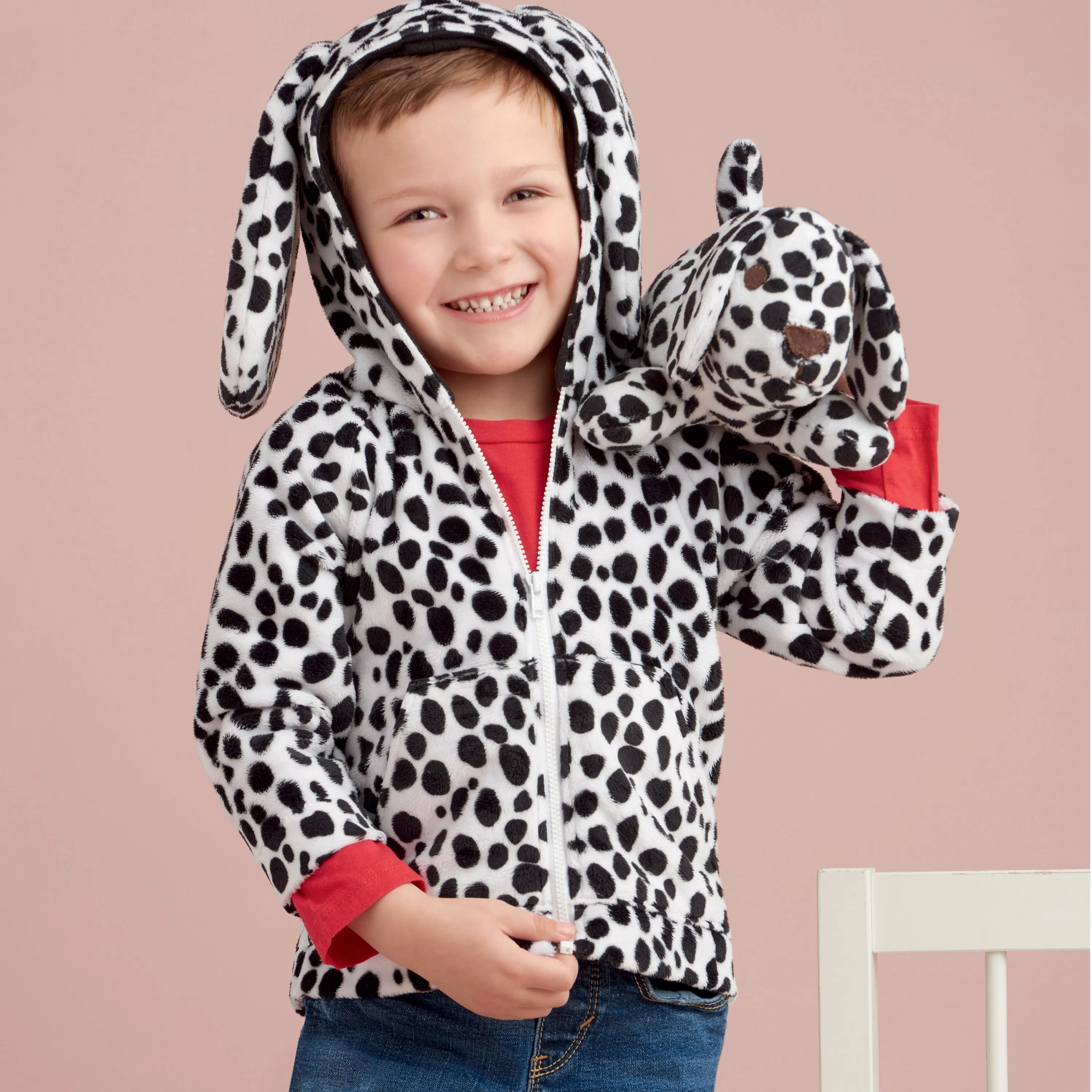 Simplicity Sewing Pattern S9391 Toddlers' Jackets and Small Plush Animals